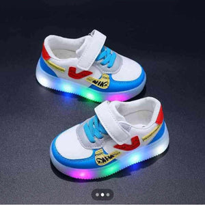 Children's LED Light-Up Sport Shoes | Anti-Slip Sneakers for Boys & Girls | Toddler Luminous Sole Shoes 