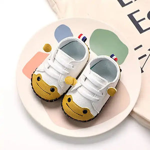 Fashion Cute PU Leather First Walkers Non-slip Toddler Soft Soled Baby Girl Boy Shoes 