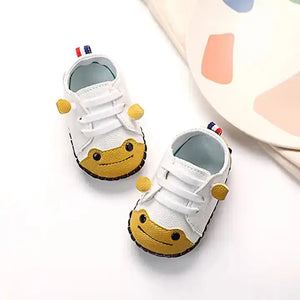 Fashion Cute PU Leather First Walkers Non-slip Toddler Soft Soled Baby Girl Boy Shoes 