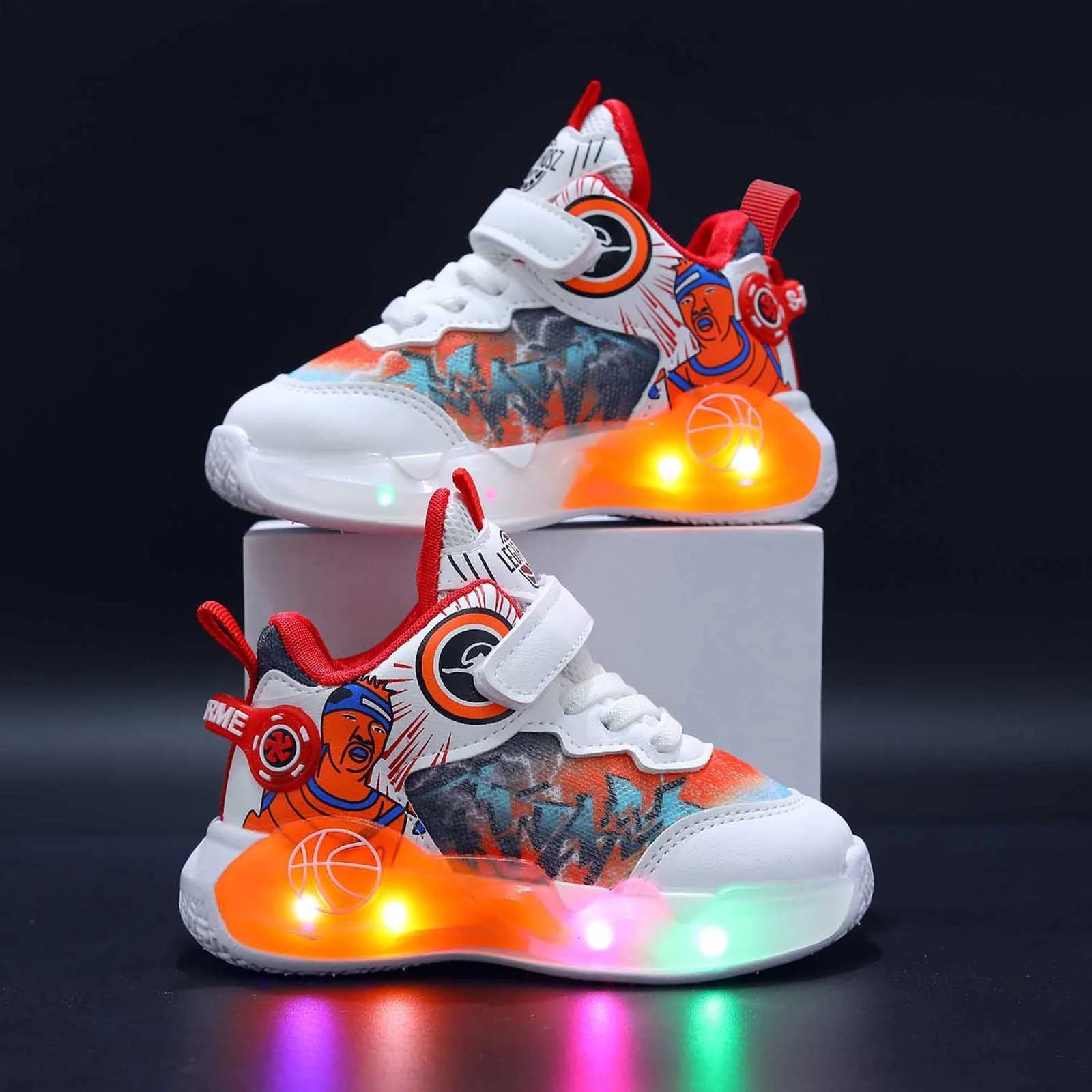 LED Light Baby Shoes | Glowing Toddler Shoes for Boys & Girls | Casual, Fashionable Kids Shoes 