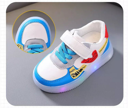 Children's LED Light - Up Sport Shoes | Anti - Slip Sneakers for Boys & Girls | Toddler Luminous Sole Shoes