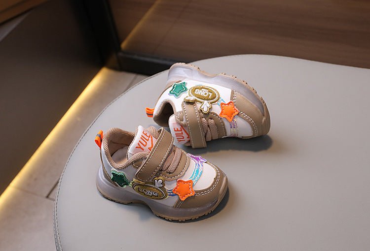 Kids LED Light - Up Sneakers – Soft Sole Breathable Baby Shoes for Boys & Girls