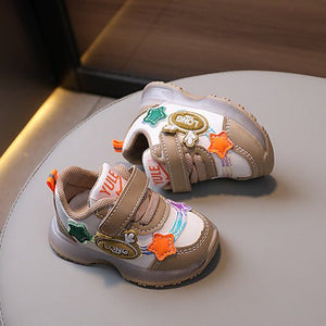 Kids LED Light - Up Sneakers – Soft Sole Breathable Baby Shoes for Boys & Girls