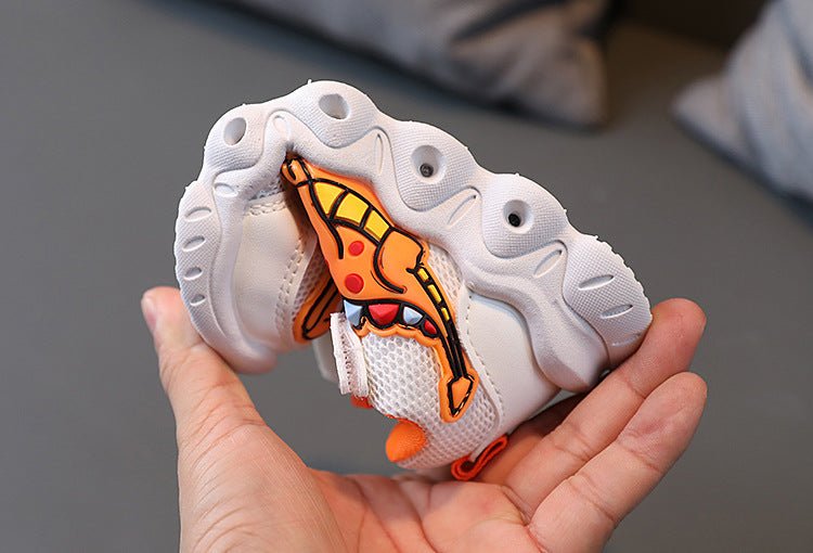 Light baby Shoe | Dinosaur Pattern Mesh Luminous Sole Chunky Baby Shoe