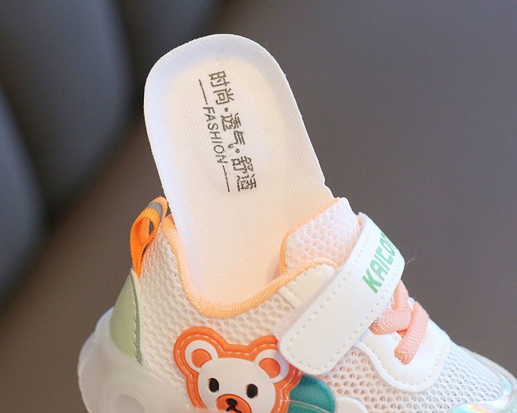 Summer LED Baby Walking Shoes – Soft Mesh Breathable Sneakers