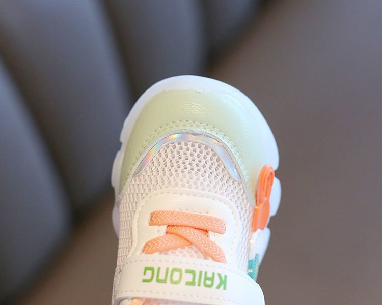 Summer LED Baby Walking Shoes – Soft Mesh Breathable Sneakers