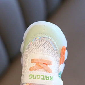 Summer LED Baby Walking Shoes – Soft Mesh Breathable Sneakers